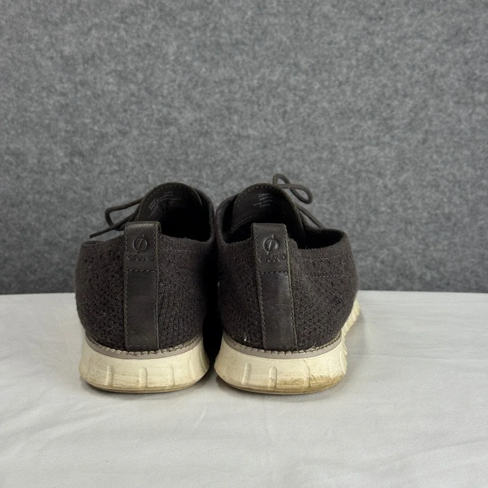 Cole‎ Haan Zerogrand Stitchlite Brown Knit Oxford Shoes Mens 11.5 M C29461